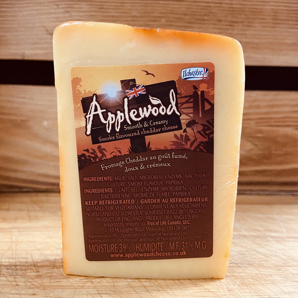 Applewood- Smooth & Creamy Smoke Flavoured Cheddar Cheese (132g)
