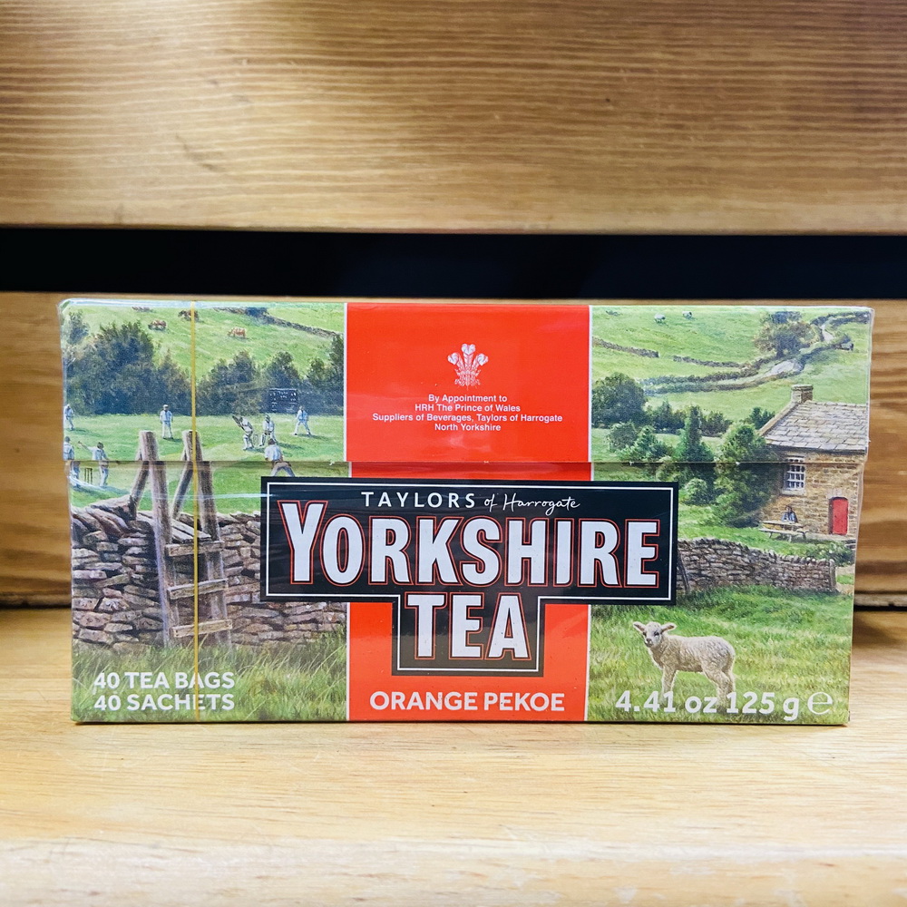 Yorkshire Tea- Orange Pekoe,Classic Black Teas  (40 Tea Bags,125g)