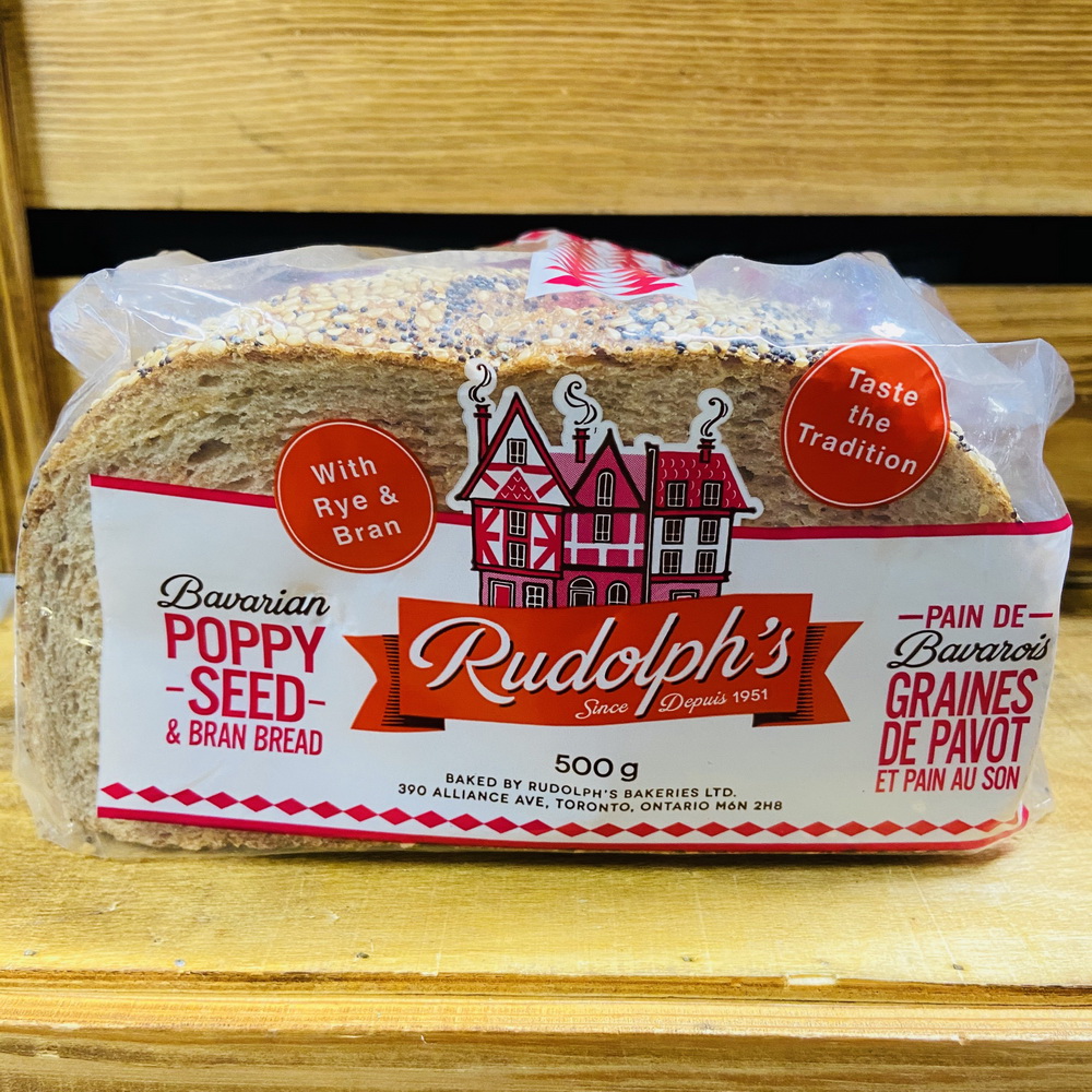 Rudolph’s - Bavarian Poppy Seed & Bran Bread (500g)