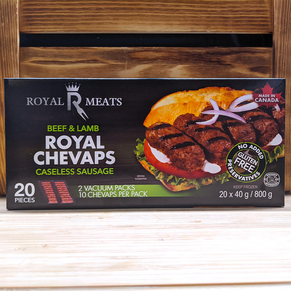 Beef and Lamb Royal Chevaps Caseless Sausage (20 pieces)