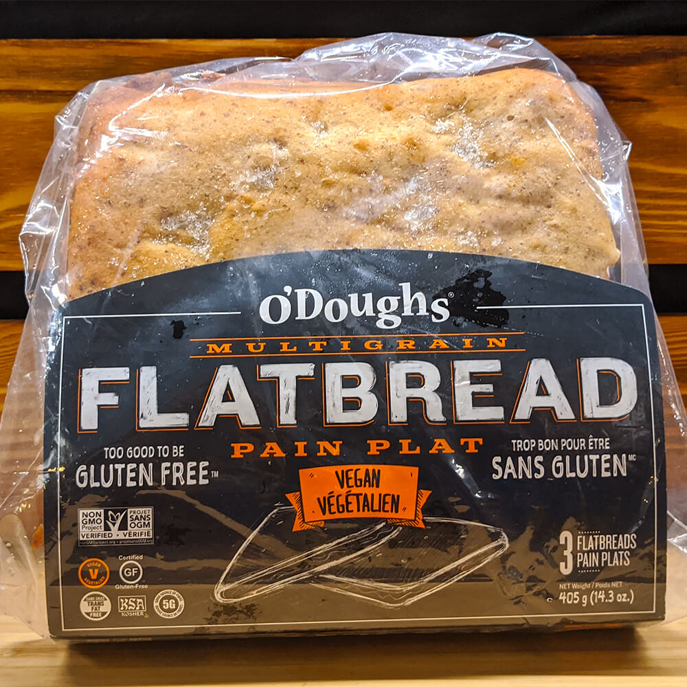 O'Doughs - Multigrain Vegan Flatbread (405g)