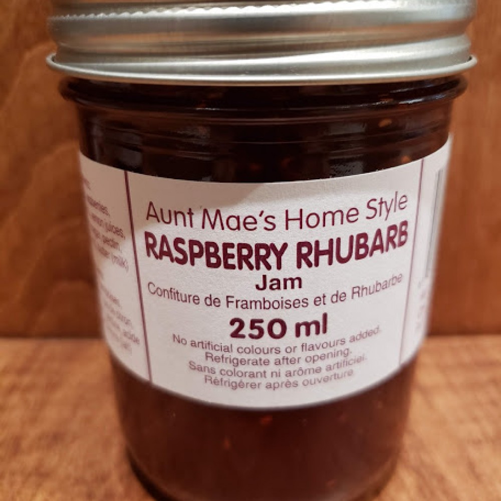 Homemade Raspberry Rhubarb Jam