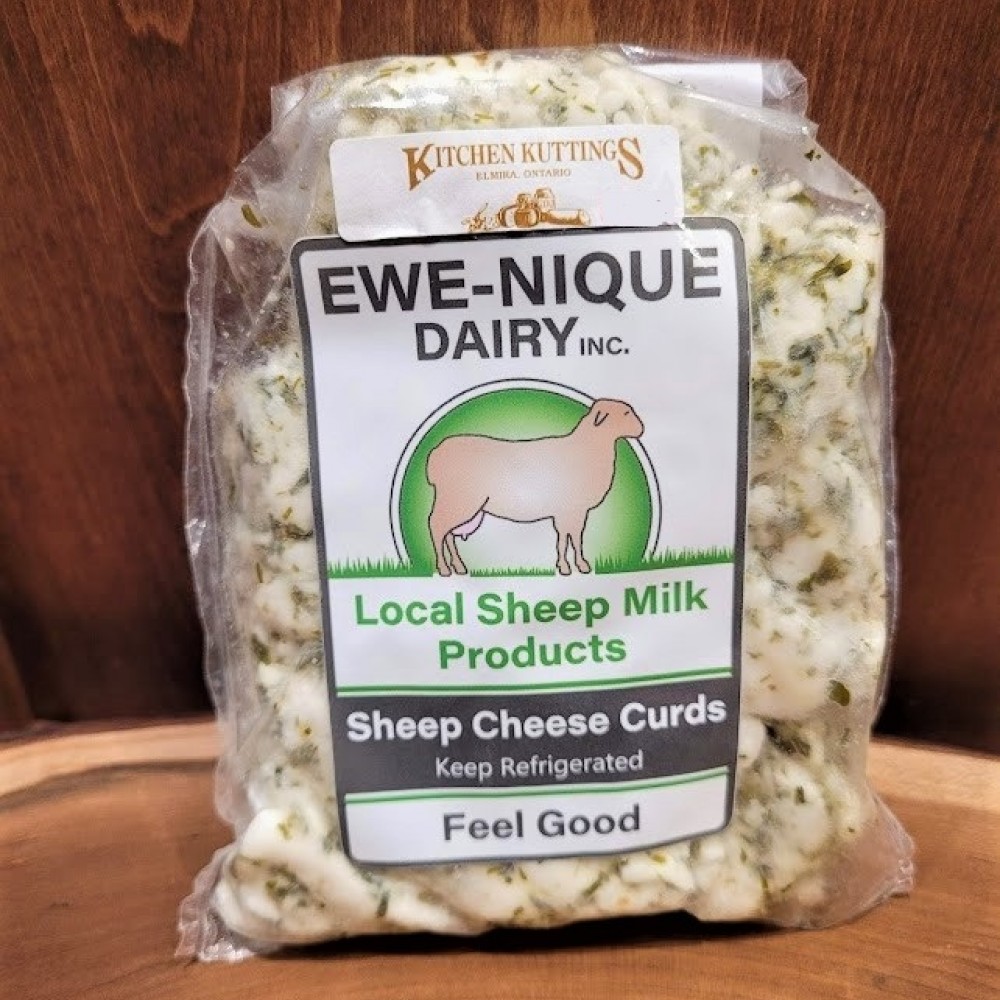 Chive Blend Sheep Cheese Curd 230 g.